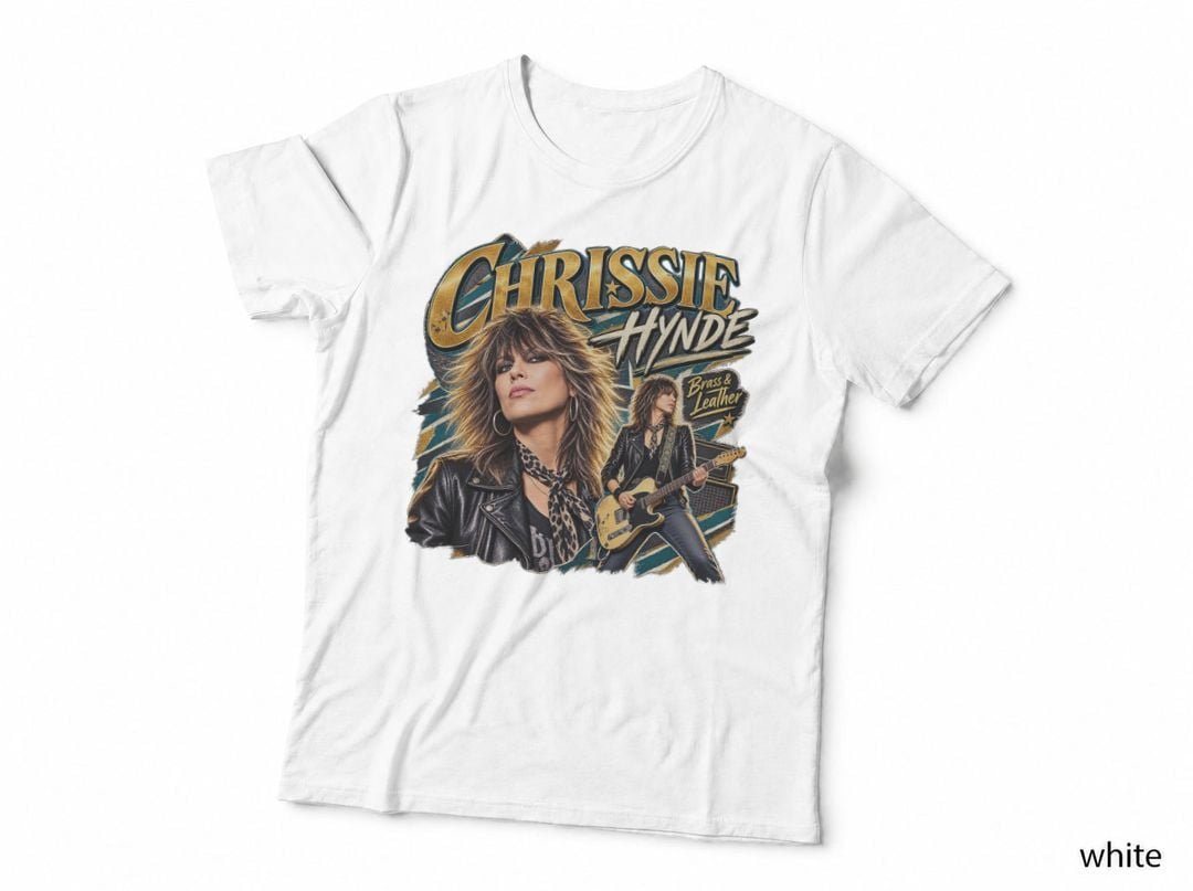 Chrissie Hynde 80s Rock Guitar Pretenders Music T-Shirt Hoodie Vintage Gift