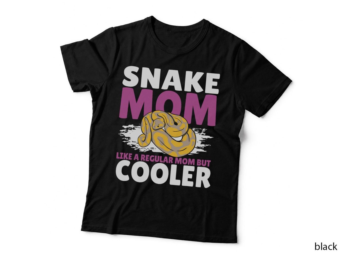 Snake Mom Like A Regular Mother Serpent Python Reptile T-Shirt