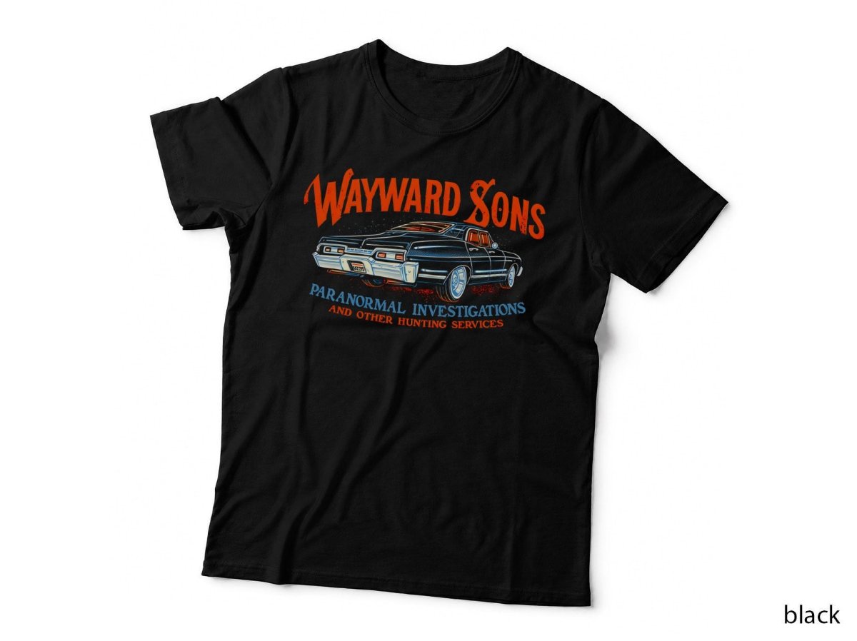 Wayward Sons T-Shirt, Supernatural Winchester Brothers TV Show Hoodie