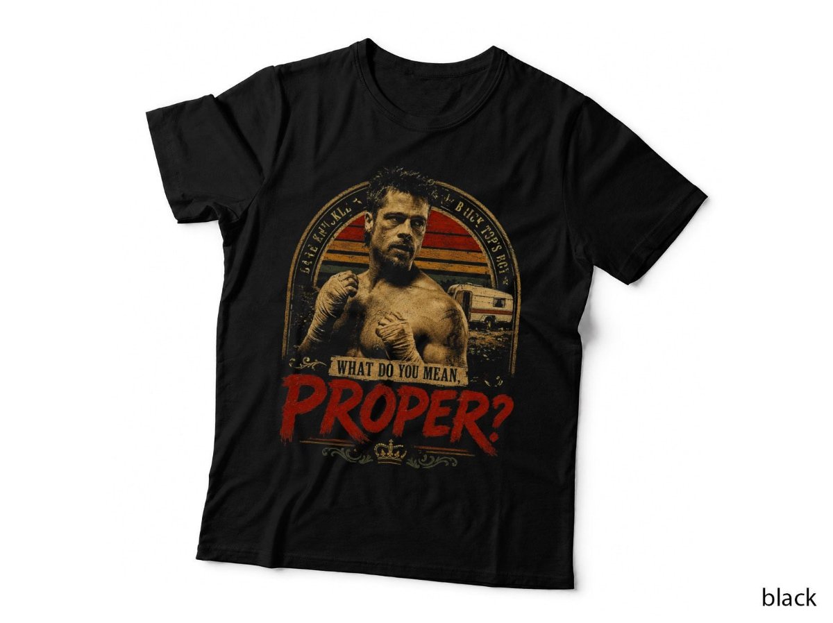 Snatch Proper Boxing Quote T-Shirt, British Crime Comedy Halftone Hoodie