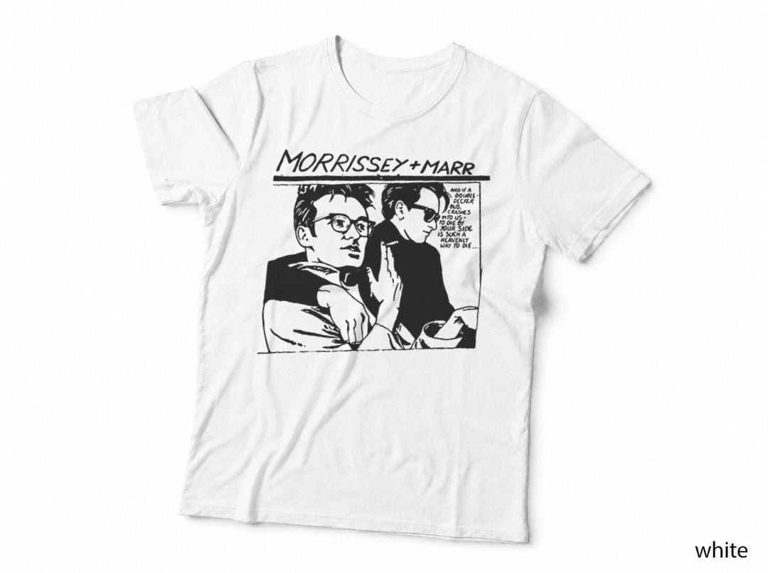 Morrissey Marr Cartoon Meme T-Shirt