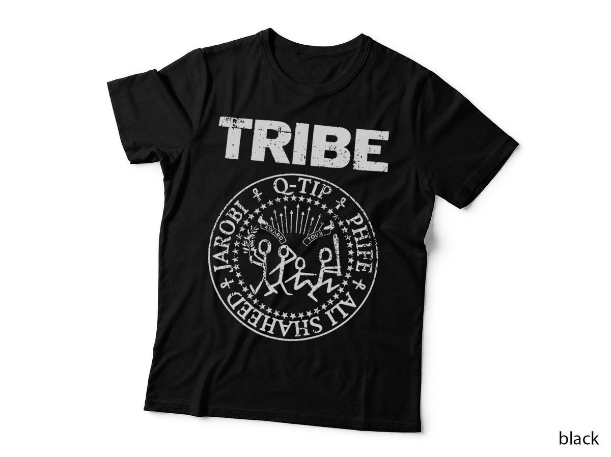 A Tribe Called Quest T-Shirt, Ramones-Style Hip Hop Badge, Classic Rap