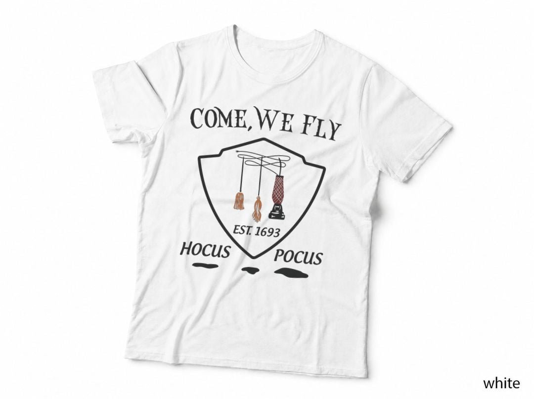 Hocus Pocus Halloween Witches T-Shirt, Vintage Retro Style