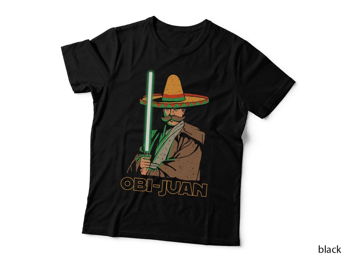 Obi Juan Funny Cinco De Mayo Mexican Movie Nerd Lover Shirt T-Shirt