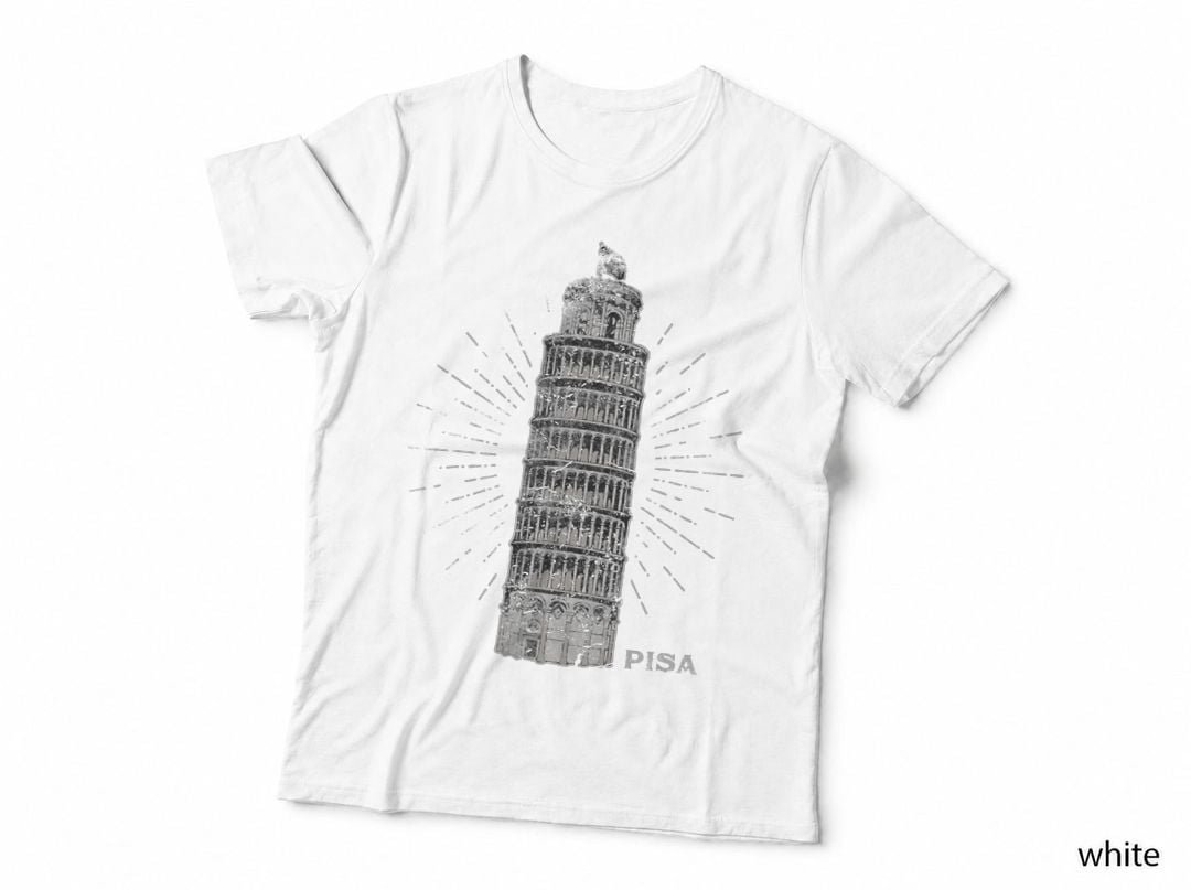 Leaning Tower of Pisa Italian Pride Italia Love Italy TShirt T-Shirt