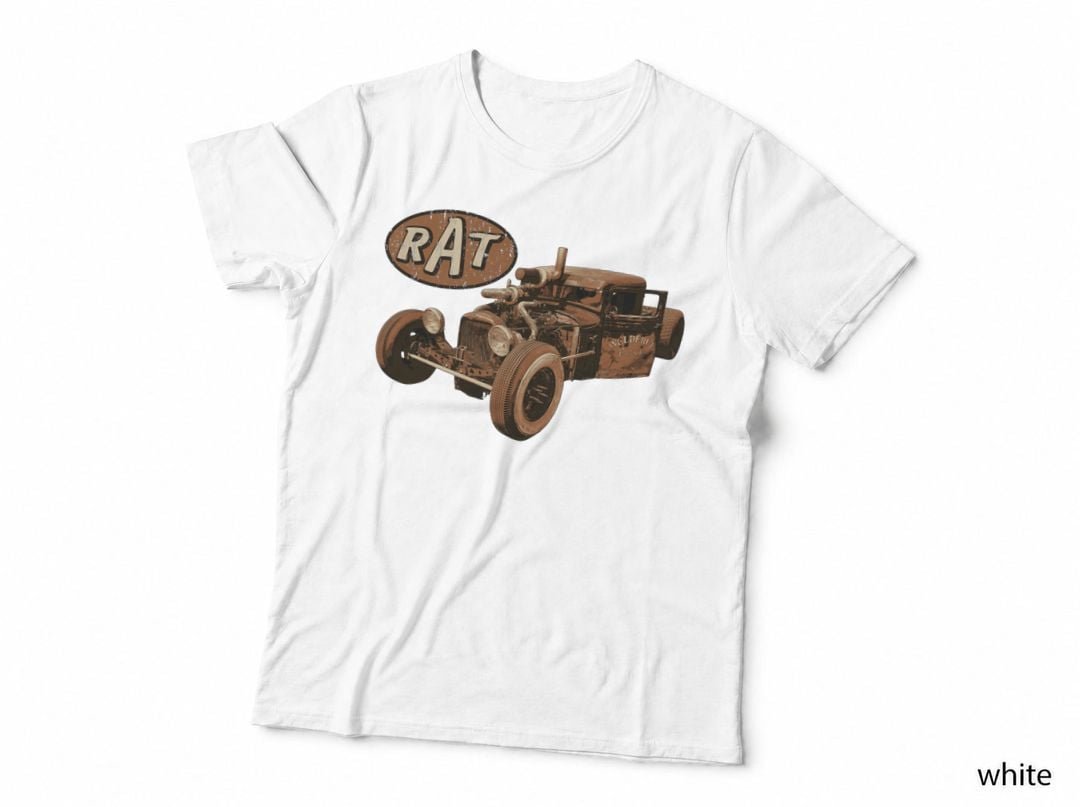 Rat Rod Welder Up Rusty Sepia Hot Rod Garage Mechanic T-Shirt