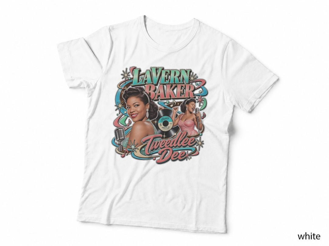 LaVern Baker Tweedlee Dee R&B Rock And Roll 45 Record Soul T-Shirt Hoodie