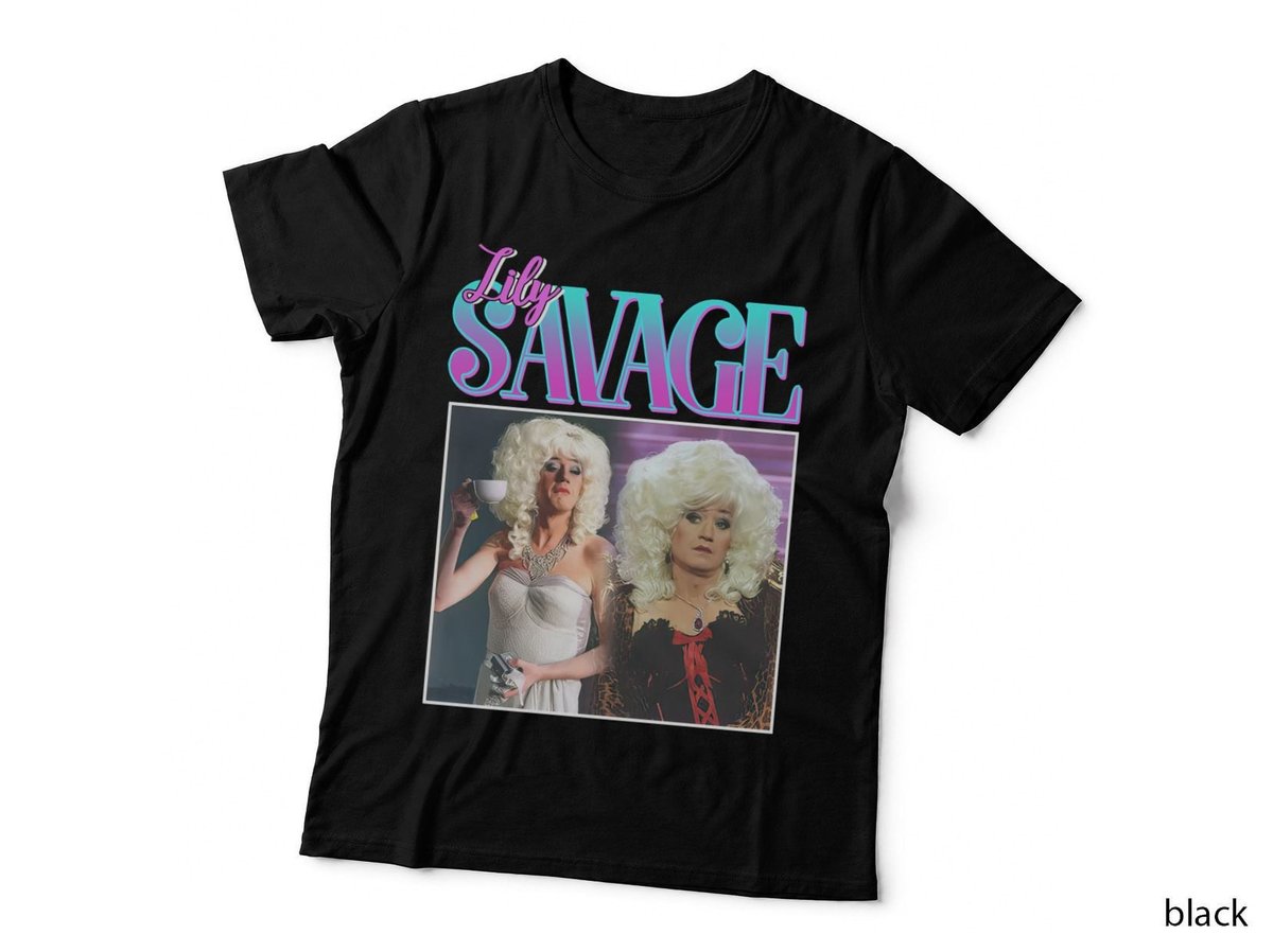 Lily Savage Drag Queen T-Shirt, Retro 80s Glam, Music Lover Style