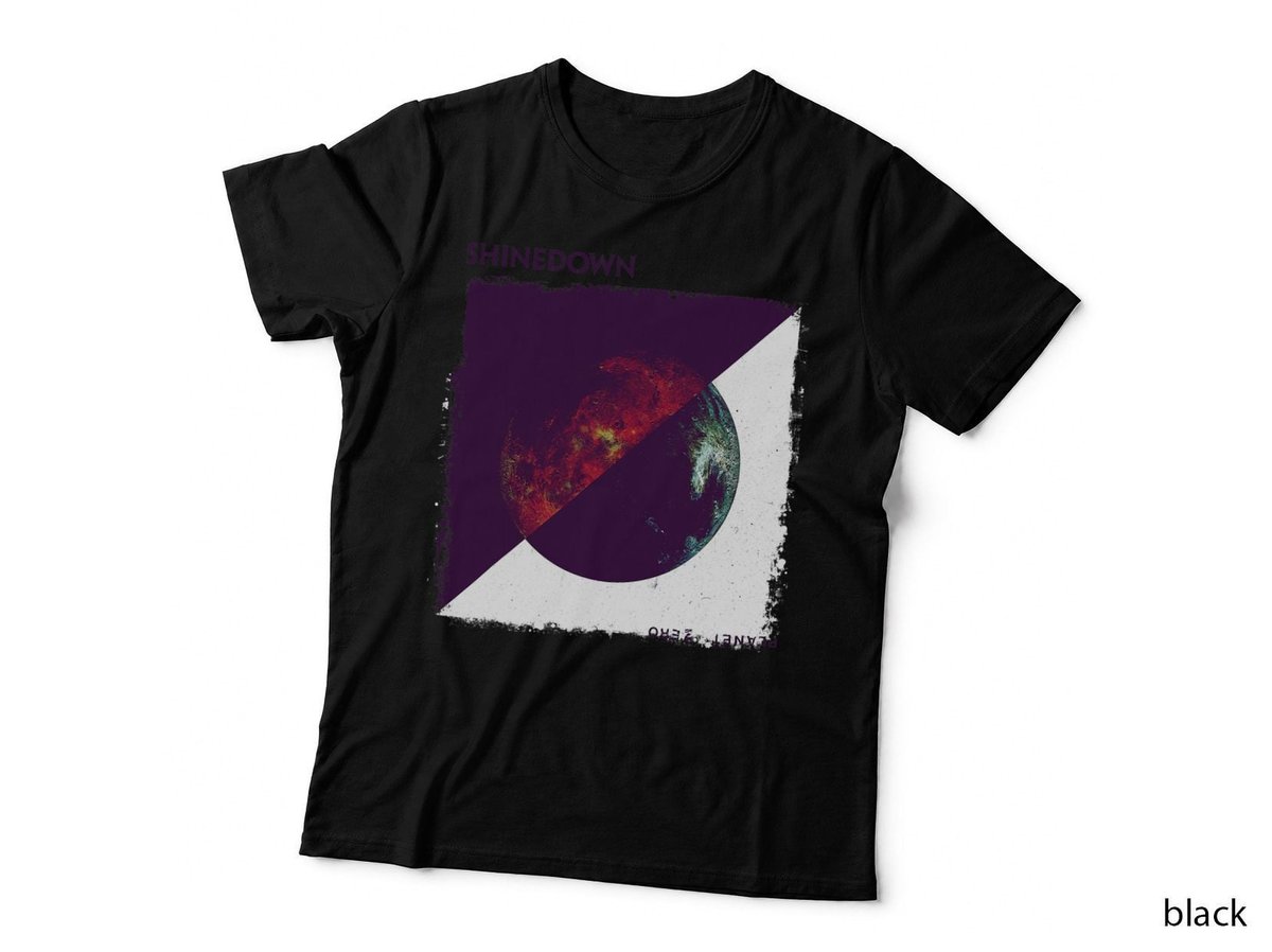 Shinedown Planet Zero White T-Shirt