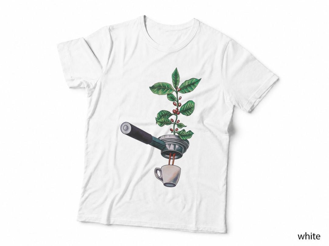 Barista Shirt, Coffee Beans, Latte Espresso T-Shirt