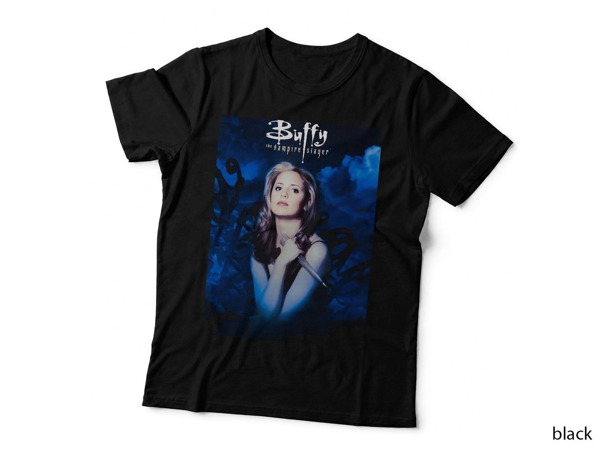 Buffy The Vampire Slayer T-Shirt, 90s Cult TV Horror, Gothic Girl Aesthetic