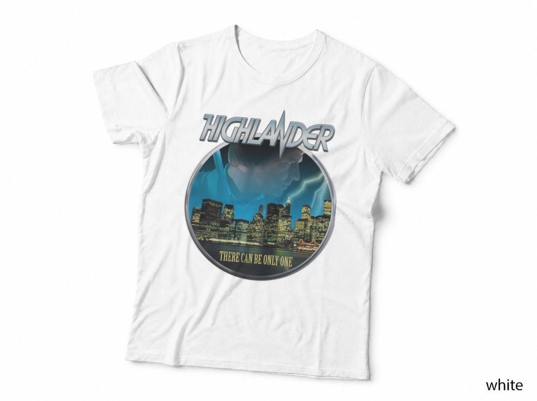 Highlander T-Shirt, Movie Classic Fantasy, Fantasy Fan Style