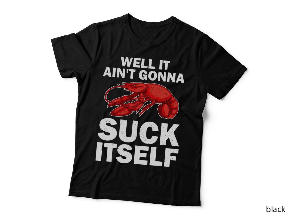 Cute Crawfish Art For Men Women Seafood Crawfish Boil Lover T-Shirt