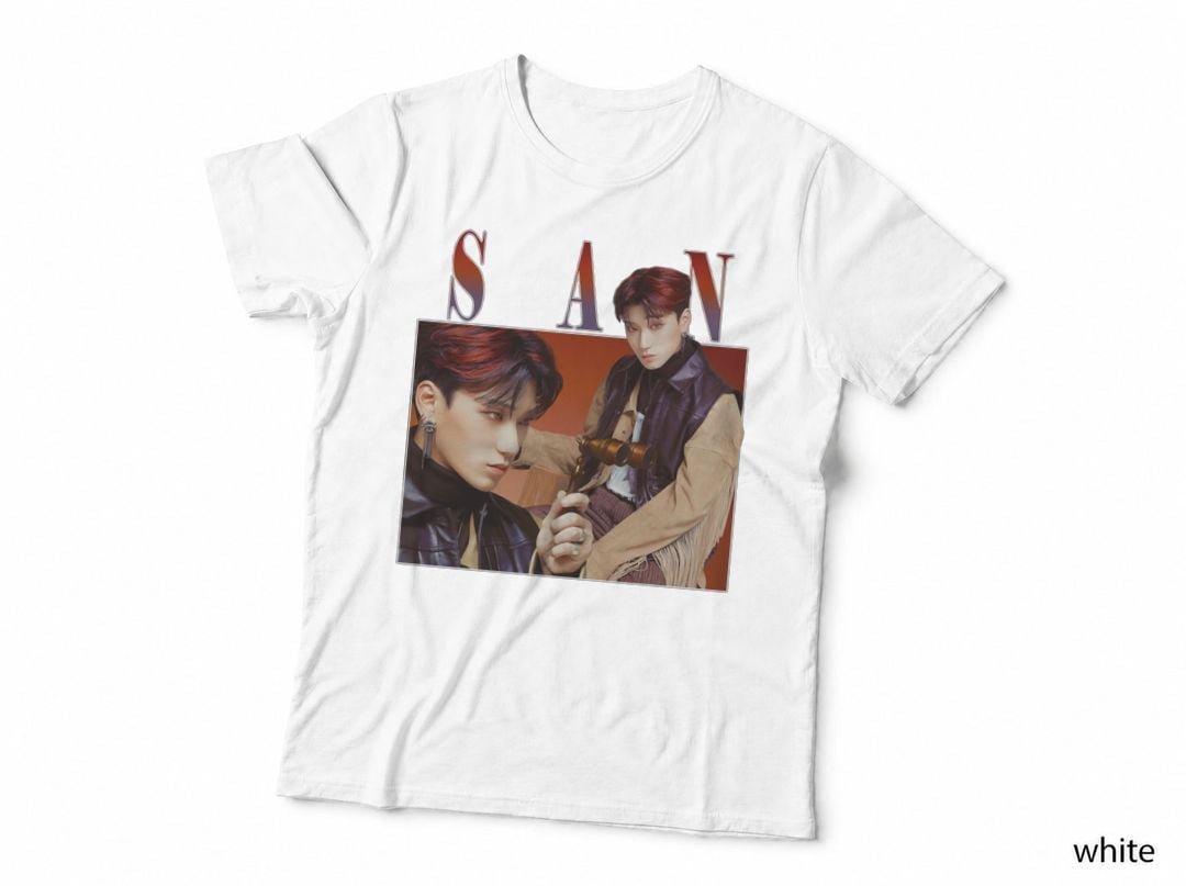 San Ateez 90s Style Homage T-Shirt