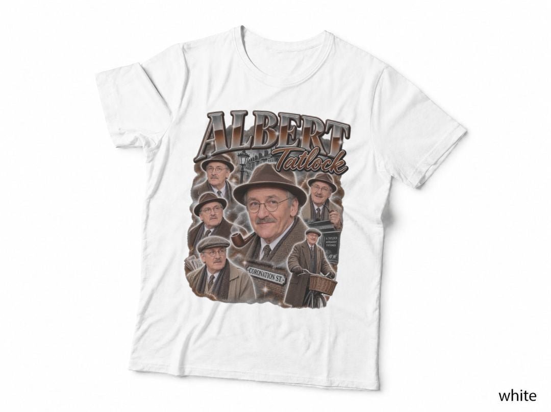 Albert Tatlock Coronation Street Corrie British TV Soap Opera T-Shirt Hoodie