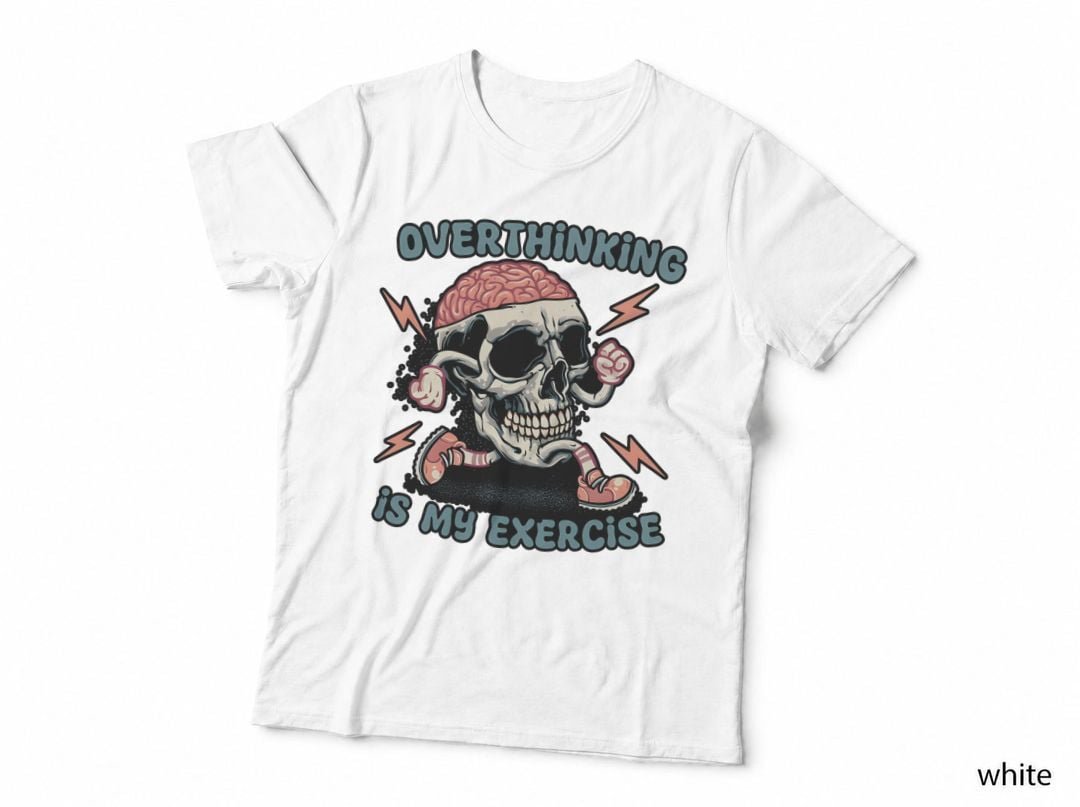 Overthinking Is My Exercise Shirt, MEntal Health Pirate T-Shirt