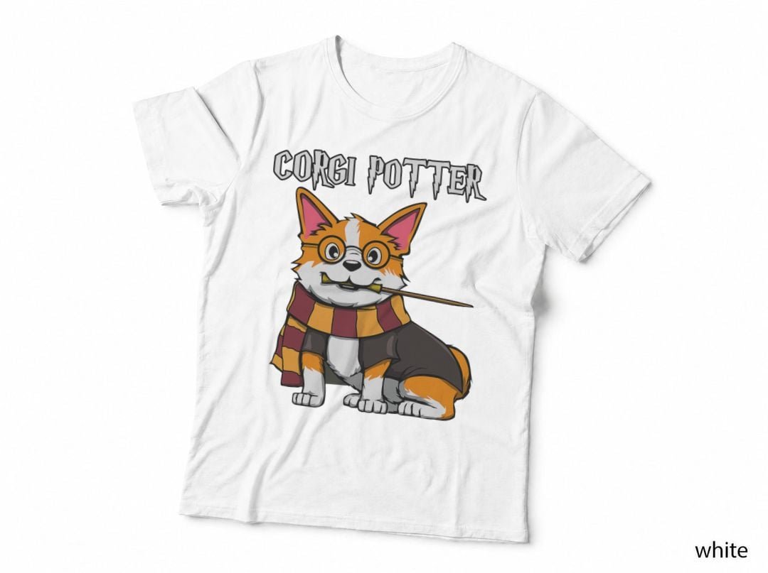 Corgi Potter - Gift For Corgi Lovers - Funny Pawter Dog T-Shirt