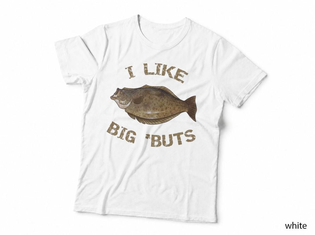 Halibut Fishing T-Shirt, Funny Seafood Pun, Fisherman Humor