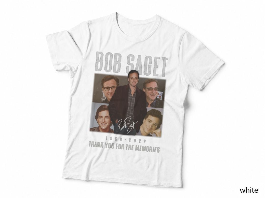 Bob Saget Thank You For The Memories T-Shirt, Tribute Collage