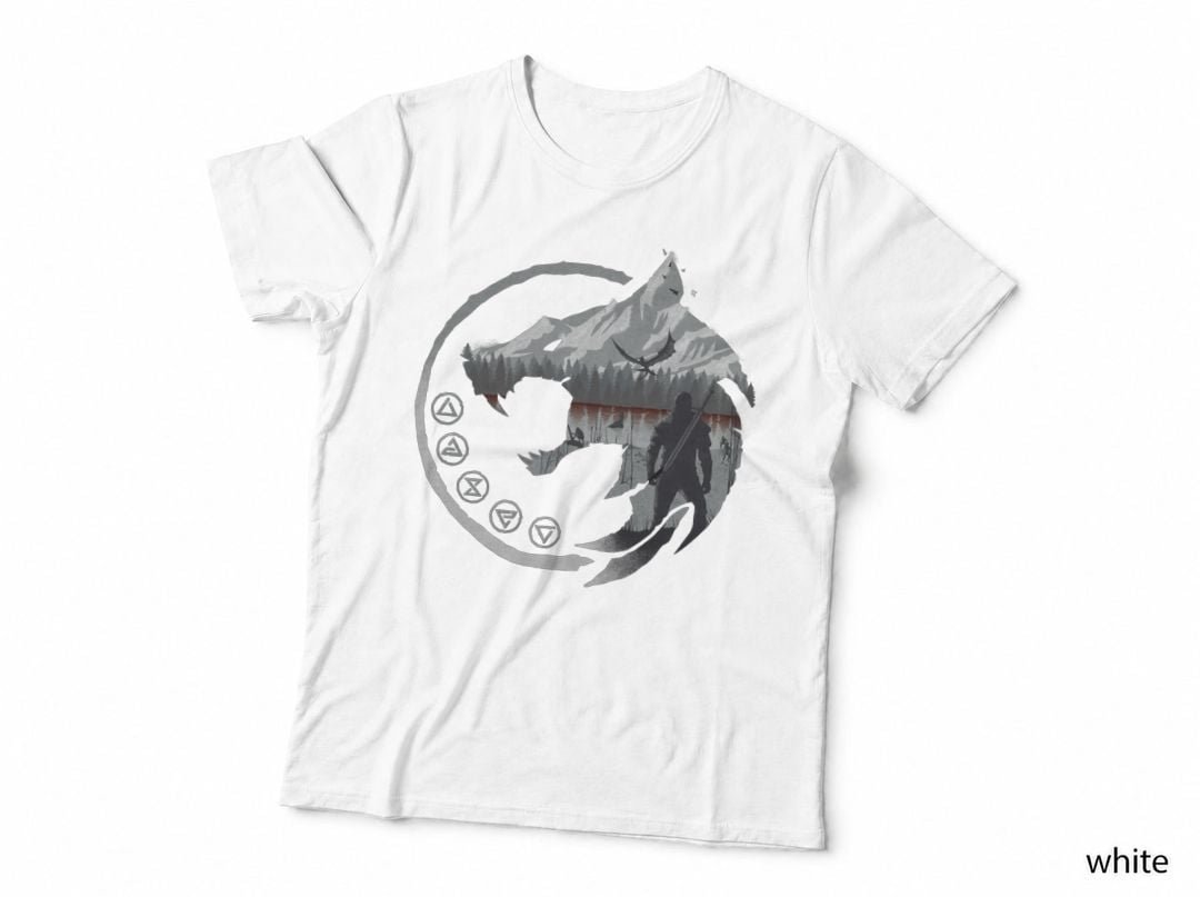 The Witcher's Tale T-Shirt, Fantasy Adventure, Pet Lover Apparel