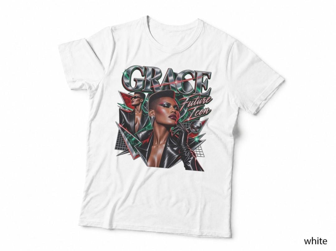Grace Jones Future Icon 80s New Wave Fashion Club Music T-Shirt Hoodie Vintage
