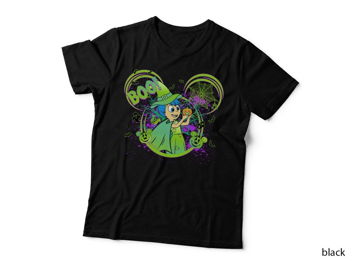 Halloween Witch Costume T-Shirt, Spooky Pumpkin Theme, Kids Party Wear