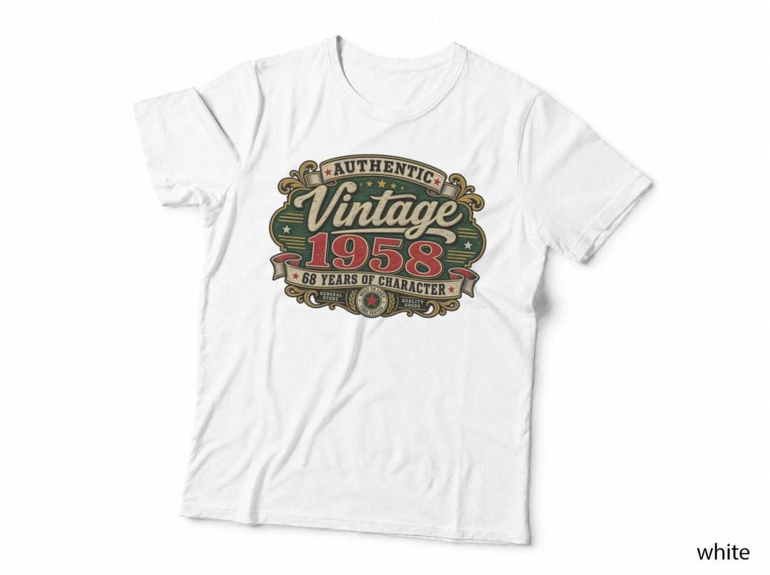 1958 68th Birthday General Store Authentic Label T-Shirt Hoodie Vintage Gift