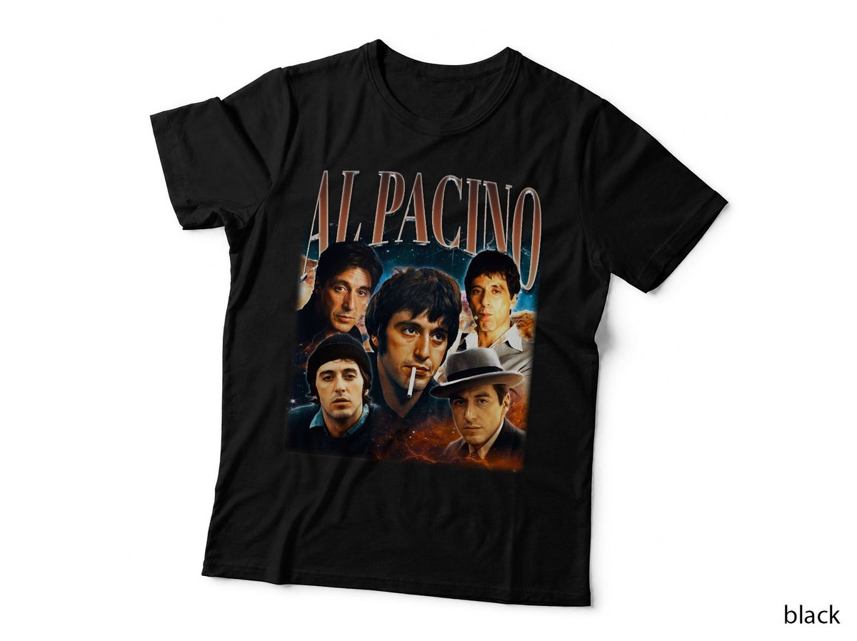 Al Pacino Iconic Movie Characters T-Shirt, Vintage Retro, Movie Buffs