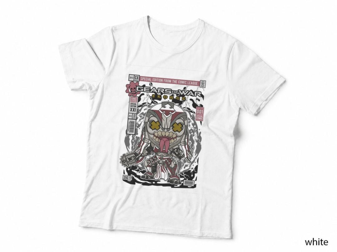 Gears of War Skorge T-Shirt, Comic League Art, Gaming Fan Apparel