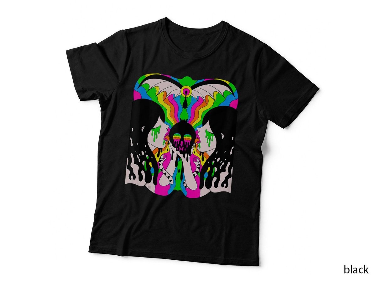Psychedelic Abstract Nude Art Lsd Hippie Trippy Gift Idea Tank Top