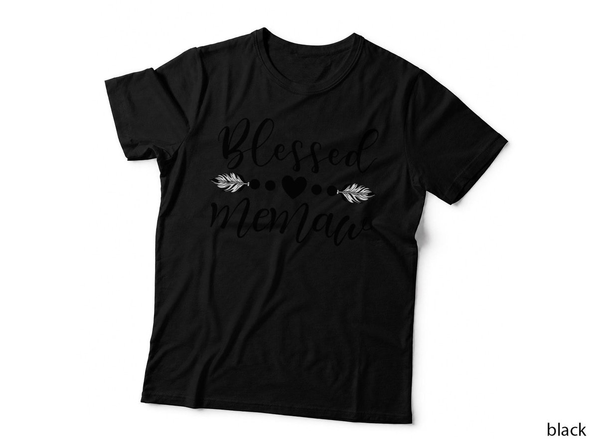 Blessed Memaw - Memaw Bear Llama Shark - Plus Size Mom T-Shirt