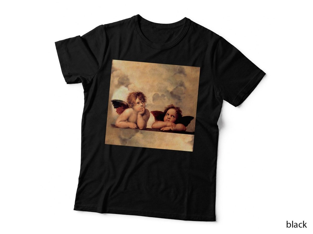 Angels Gift Raphael Cupid Cherubs Art Valentine Angel T-Shirt
