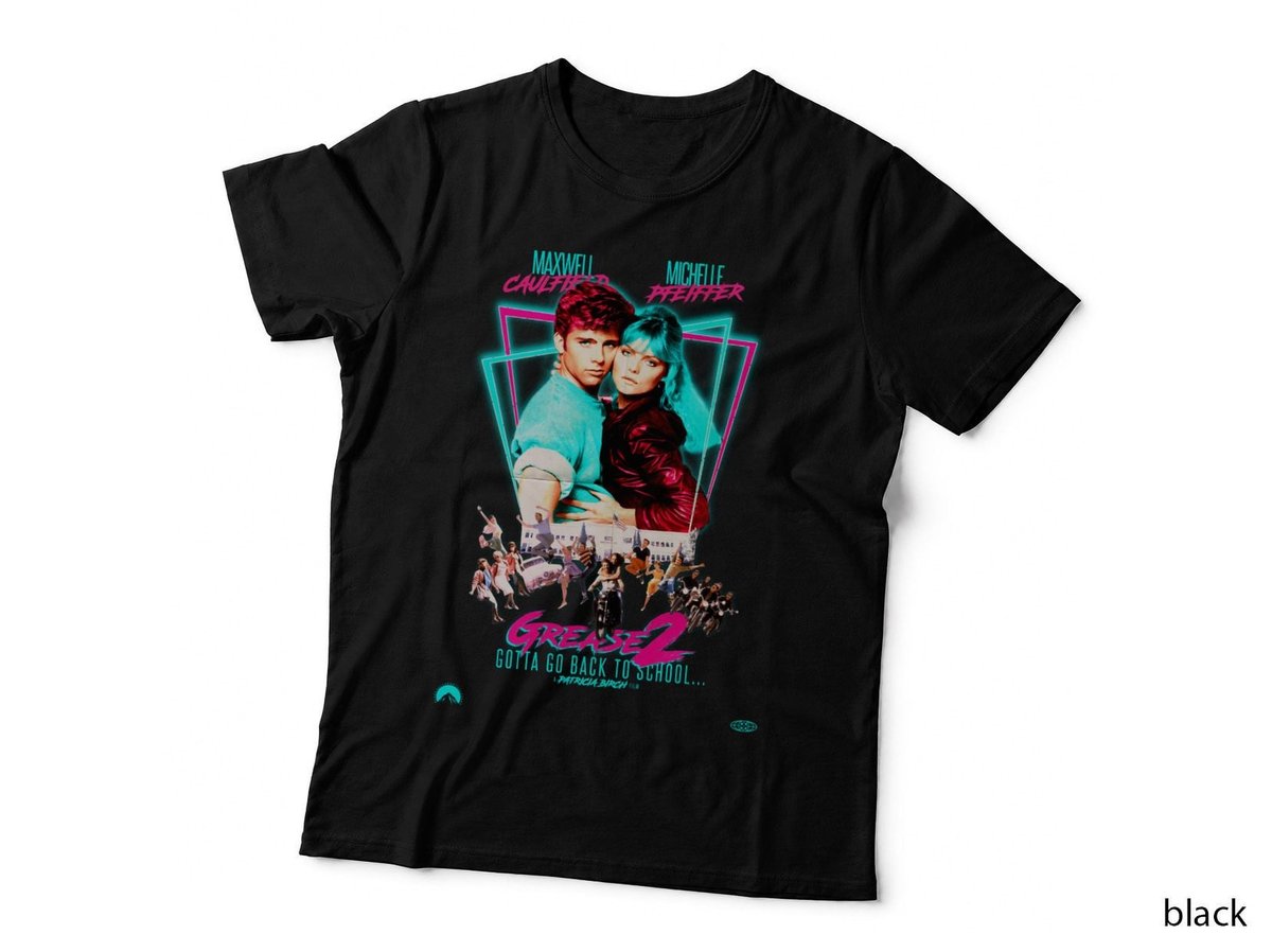 Classic 80s Movie Shirt, Grease 2 80s, Neon 80's GREASE 2 Classic T-Shirt