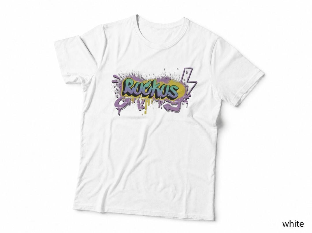 Ruckus - Retro Vintage 80s 90s Graffitti Art Design T-Shirt