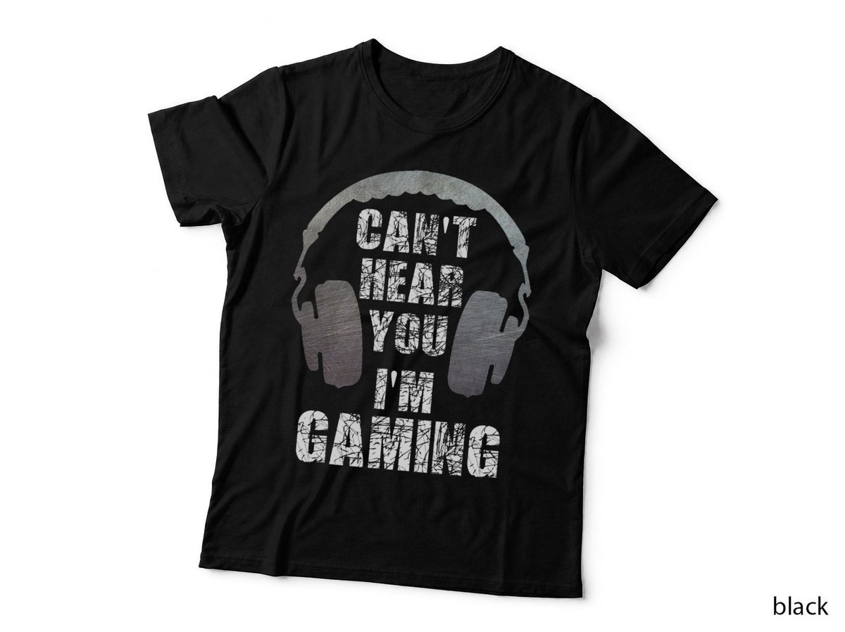 Funny Gamer Can't Hear You I'm Gamingns Boys Girls T-Shirt