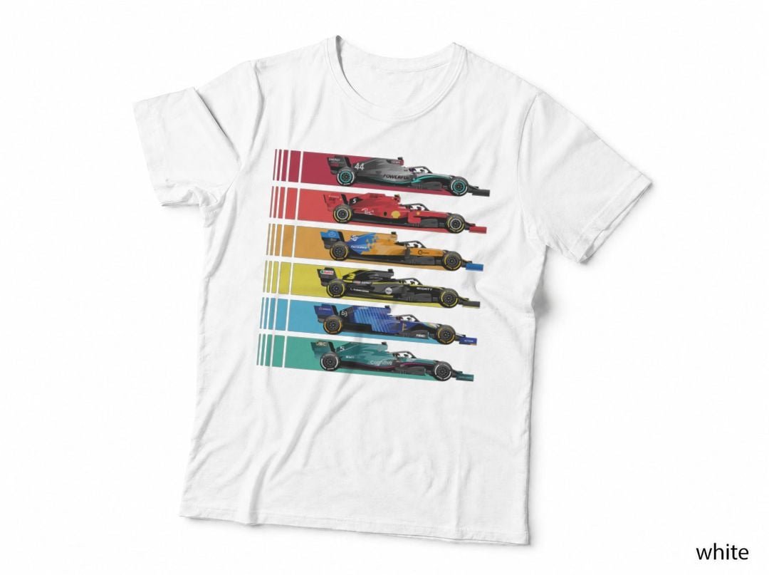 Grand Prix F1 T-Shirt, Racing Car Print, Car Enthusiast Gift