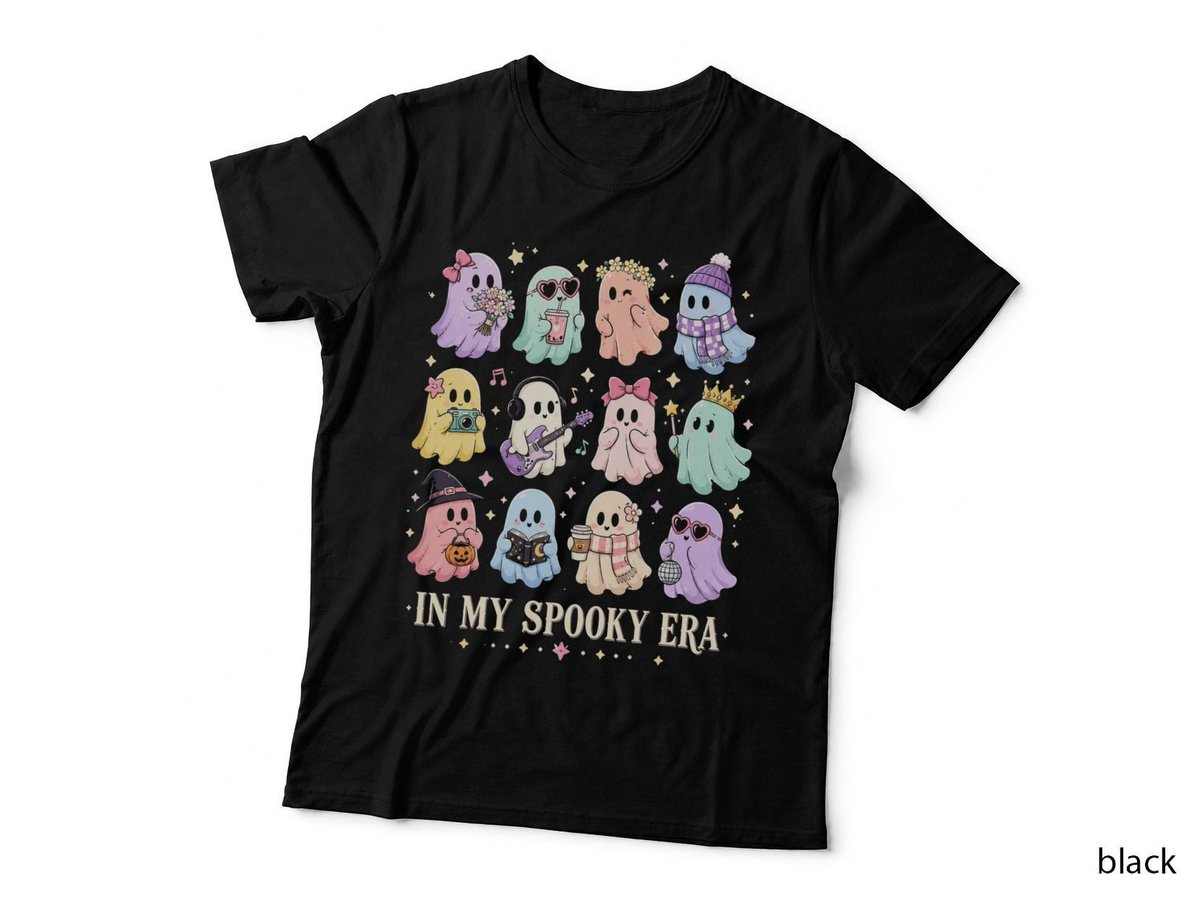 In My Spooky Era Cute Ghosts Pastel Halloween Kawaii Ghost Boo T-Shirt Hoodie