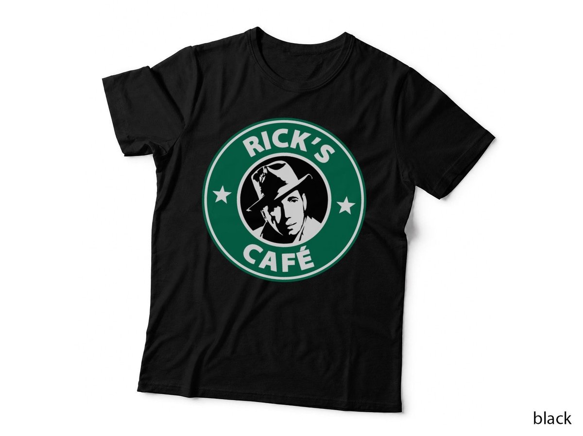 Casablanca Movie Shirt, Rick's Cafe Classic T-Shirt, Vintage Movie Fan