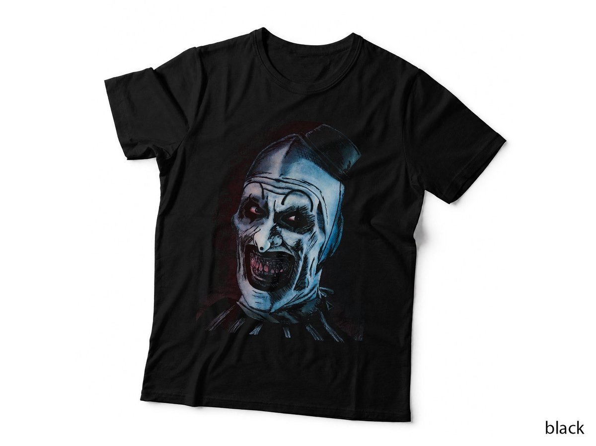 Art The Clown T-Shirt, Creepy Horror Clown, Halloween Costume