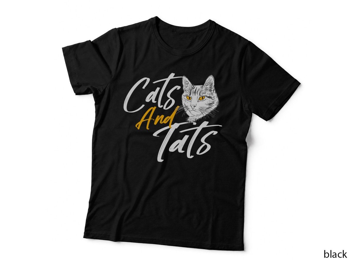 Cats And Tats - Tattoo Pets Kitten Owner Animal Kitty Lover T-Shirt