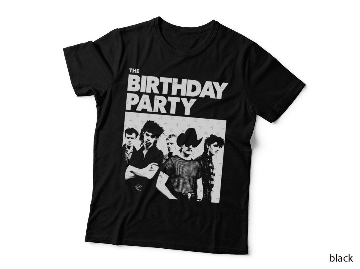 The Birthday Party T-Shirt, Nick Cave Band Homage, Post-Punk Style