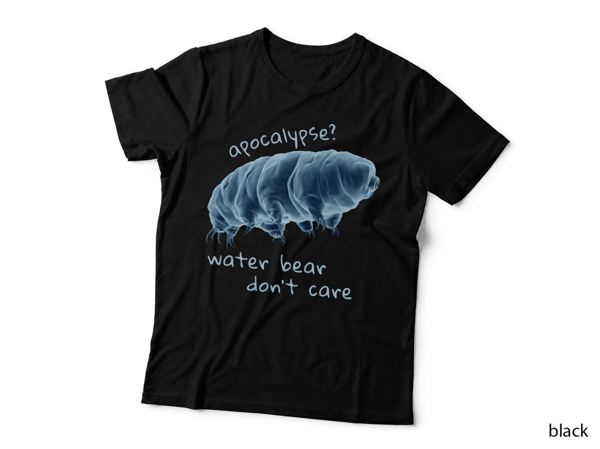 Water Bear Apocalypse T-Shirt, Science Fiction, Space Explorer Apparel