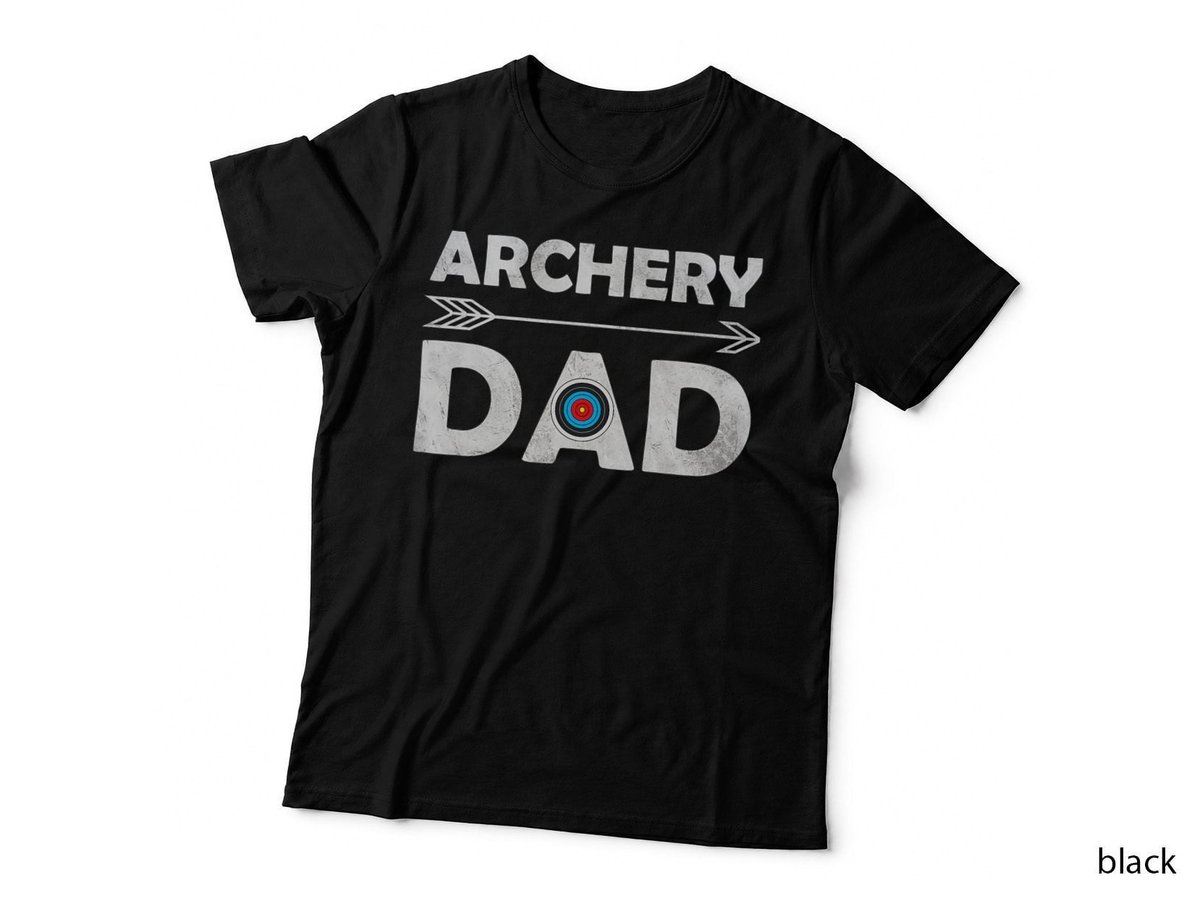 Matching Family Archery Dad Arrow Target Team Photo Gift T-Shirt