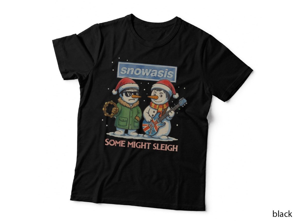 Snowy Christmas Rock Band T-Shirt, Ugly Xmas Sweater Music Lover Hoodie