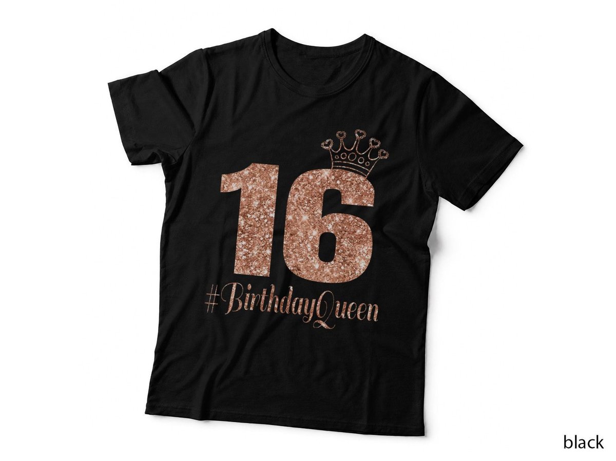 16th Birthdayn Sweet Sixteen 16 Rose T-Shirt