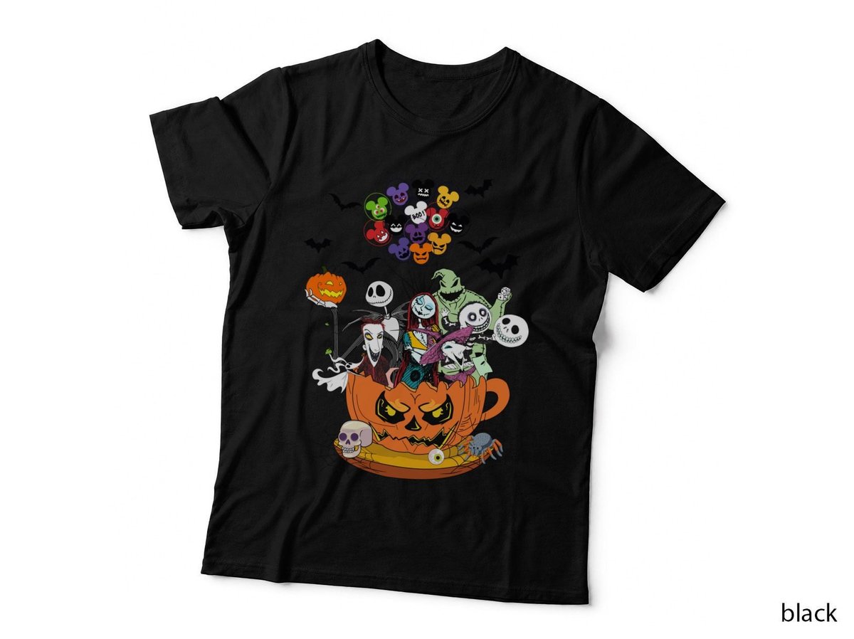 Nightmare Before Christmas T-Shirt, Halloween Horror Theme