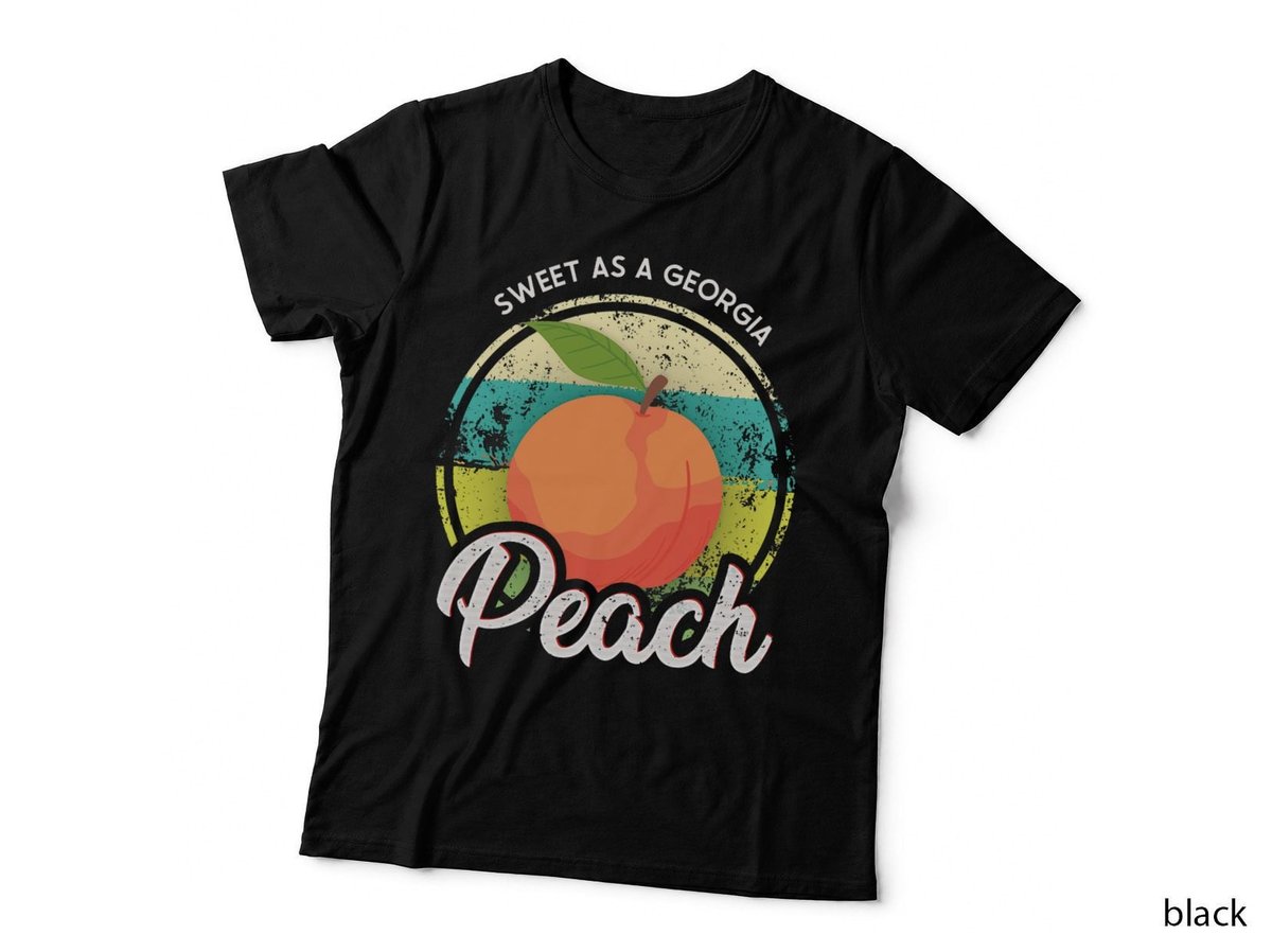 Sweet As A Georgia Peach Funny GA Peach State T-Shirt