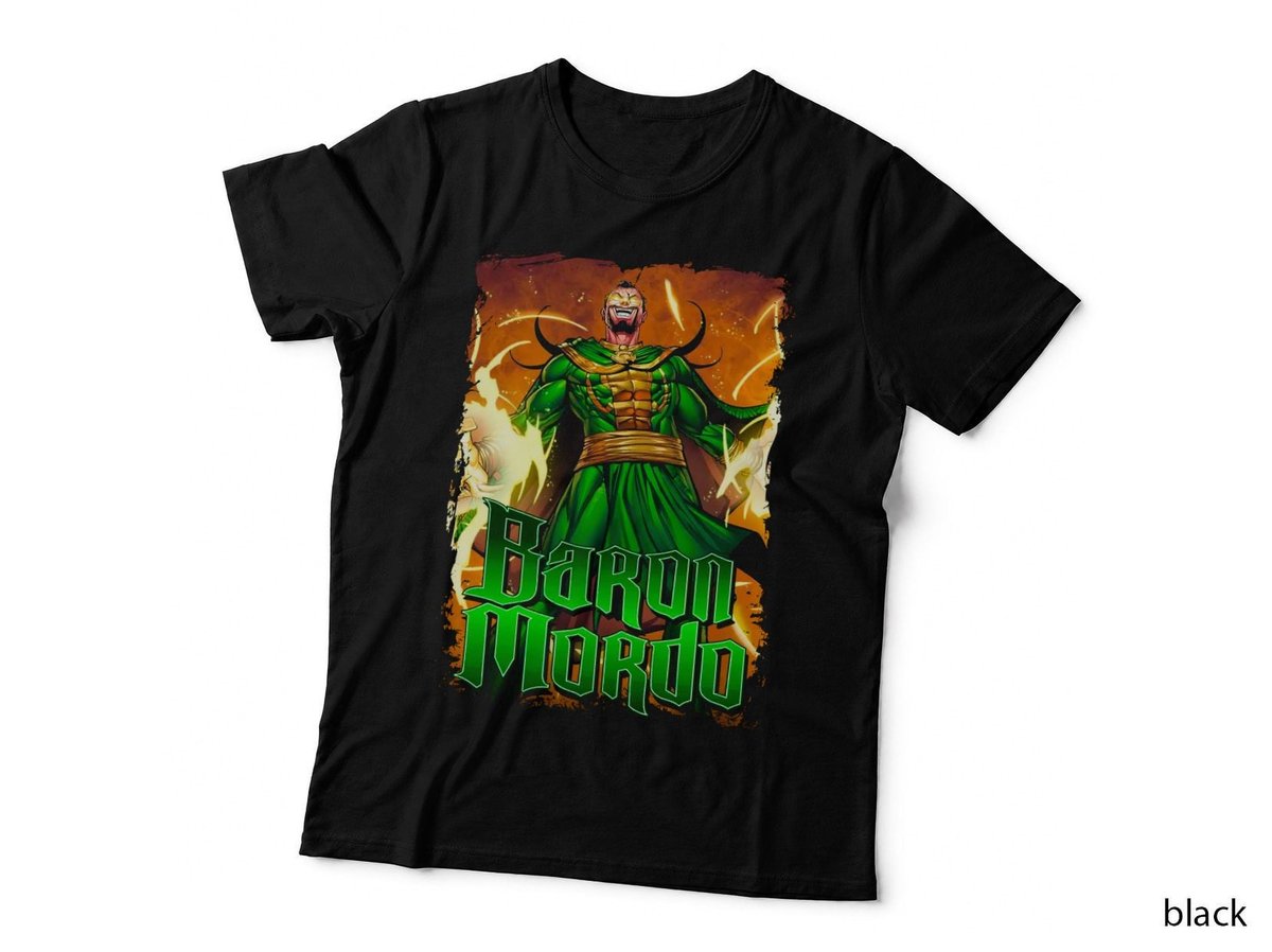 Baron Mordo T-Shirt, Retro Comic Book Style, Comic Book Fan Apparel