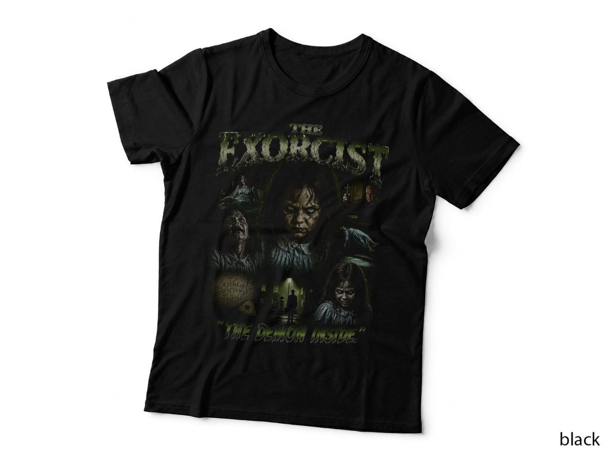 The Exorcist Regan T-Shirt, Vintage 70s Horror Movie Demon Halftone Hoodie