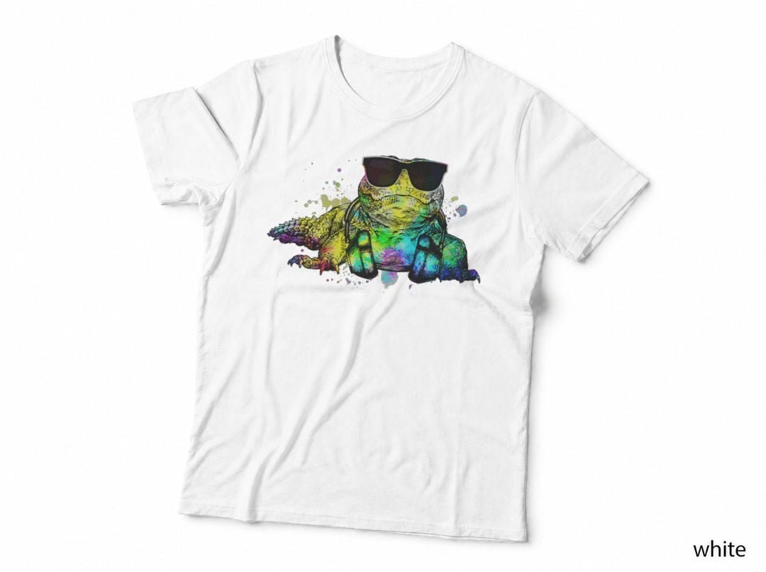 Retro Pop Art Uromastyx Reptile Herpetology Headphones T-Shirt
